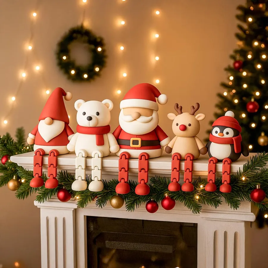 3D printed Christmas ornaments